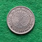 Duitsland 50 reichspfennig 1927 F, Postzegels en Munten, Munten | Europa | Niet-Euromunten, Verzenden, Duitsland