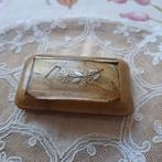 SNUIFDOOS  SNUFF BOX BLOND VÒÒR 1900 MET  ZILVERINLEG, Antiek en Kunst, Verzenden