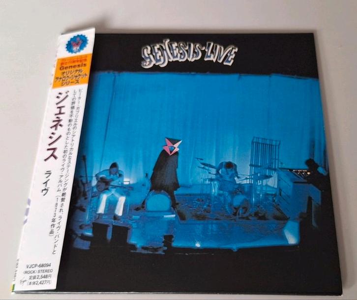 Genesis: "Live" Japan Mini-LP CD VJCP-68094 Obi str, Cd's en Dvd's, Cd's | Rock, Zo goed als nieuw, Progressive, Ophalen of Verzenden