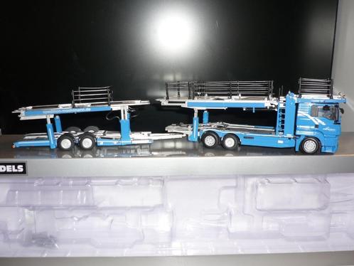 WSI Autotransporter Mohlmann, Hobby en Vrije tijd, Modelauto's | 1:50, Zo goed als nieuw, Bus of Vrachtwagen, Wsi, Ophalen of Verzenden
