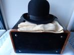luxe koffer met bolhoed en handschoenen, Hoed, Ophalen of Verzenden, 57 cm (M, 7⅛ inch) of minder, Zo goed als nieuw