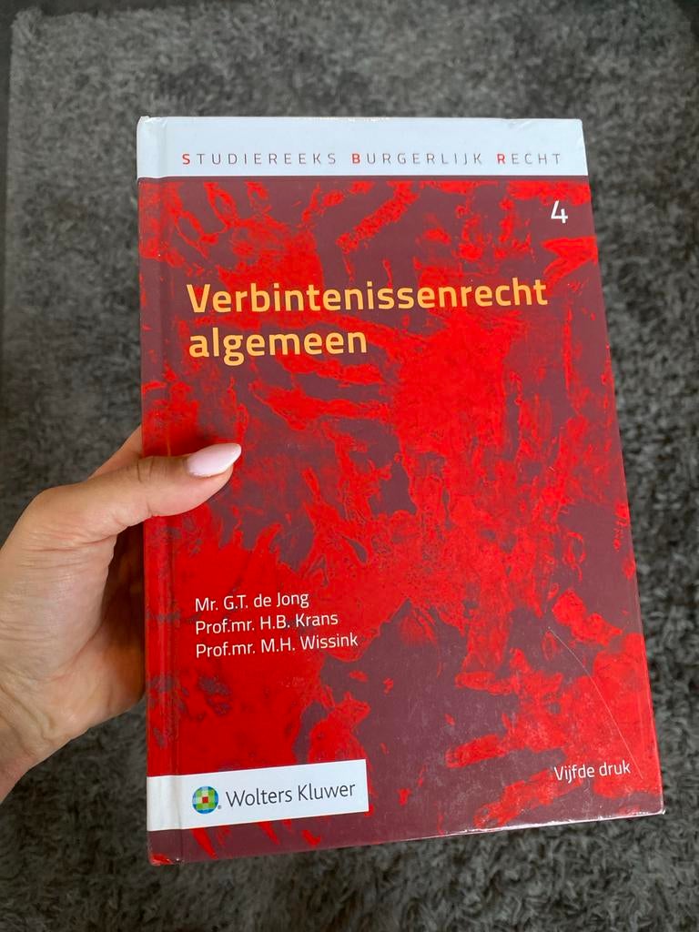 Verbintenissenrecht Algemeen - Studiereeks Burgerlijk Recht, Ophalen of Verzenden, Alpha, Gelezen, WO