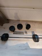 Halter set 50kg, Sport en Fitness, Fitnessmaterialen, Ophalen of Verzenden, Zo goed als nieuw