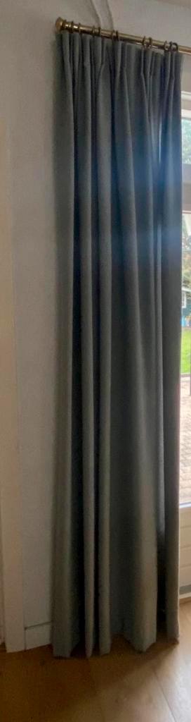 Zee-groene overgordijnen - div. maten prijs per stuk vanaf beschikbaar voor biedingen