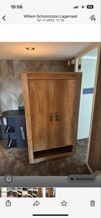 Houten kledingkast met deuren, Ophalen, 50 tot 100 cm, Zo goed als nieuw, 150 tot 200 cm