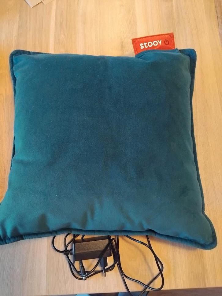 Stoov warmtekussen, Huis en Inrichting, Woonaccessoires | Kussens, Zo goed als nieuw, Groen, Vierkant, Ophalen of Verzenden
