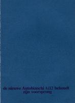 Folder Autobianchi A112 1978, Gelezen, Verzenden