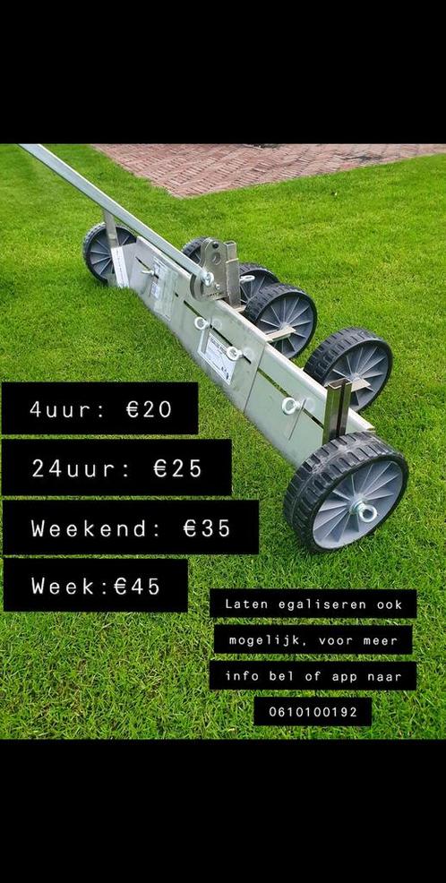 Egalisatieschuif TE HUUR, Tuin en Terras, Hand-tuingereedschap, Overige soorten, Ophalen