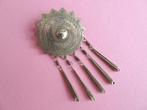 jwg Vintage 70s zon pegel broche zilver klr boho bohemian, Sieraden, Tassen en Uiterlijk, Antieke sieraden, Verzenden, Overige materialen