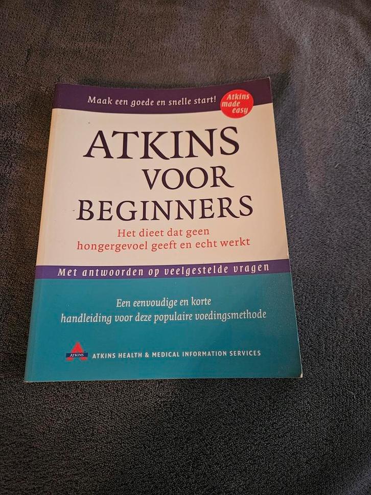 Atkins Voor Beginners - Dieetboek, Boeken, Gezondheid, Dieet en Voeding, Gelezen, Dieet en Voeding, Ophalen of Verzenden