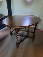 Oude hangoor eettafel inklapbaar, Huis en Inrichting, Tafels | Eettafels, Ophalen, Gebruikt, Klassiek, Vijf personen of meer