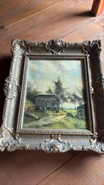 Antieke lijst met schilderij, Antiek en Kunst, Kunst | Schilderijen | Klassiek, Ophalen