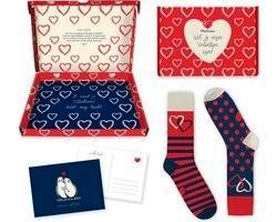 85x NIEUW Valentijnsdag cadeauset 2 paar sokken, Kleding | Heren, Sokken en Kousen, Nieuw, Overige kleuren, Ophalen of Verzenden