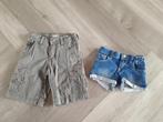 Set Korte Broeken 2x, Maat 116, Ophalen of Verzenden, Gebruikt, Meisje, Broek