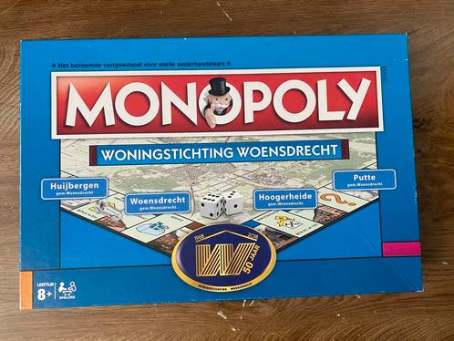 Monopoly Woensdrecht Editie, Hobby en Vrije tijd, Gezelschapsspellen | Bordspellen, Zo goed als nieuw, Ophalen of Verzenden