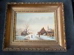 Th. Selhorst paneel in goede staat (paneel 23*17), Antiek en Kunst, Ophalen of Verzenden