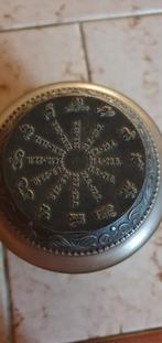 duitse bier kruik met tinnen deksel halve liter, Antiek en Kunst, Ophalen