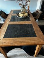 Eettafel van teakhout, Ophalen, 100 tot 150 cm, Teakhout, 200 cm of meer