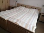Mooi 2 persoonsbed met nachtkastjes, Ophalen, Gebruikt, Tweepersoons