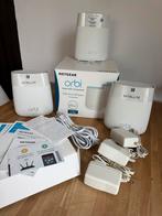 Netgear Orbi RBR20 Tri-band Mesh WiFi-router set., Computers en Software, Routers en Modems, Ophalen of Verzenden, Zo goed als nieuw