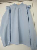 Blouse meisje 152 / lichtblauw/ lange mouw, Meisje, Shein, Overhemd of Blouse, Ophalen of Verzenden