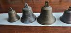 Antieke bronzen bellen set - genummerd, Antiek en Kunst, Antiek | Koper en Brons, Ophalen of Verzenden, Brons