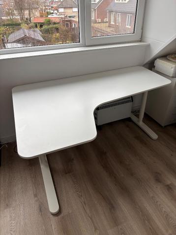Ikea Bekant hoekbureau - Wit, hoek links - afbeelding 1