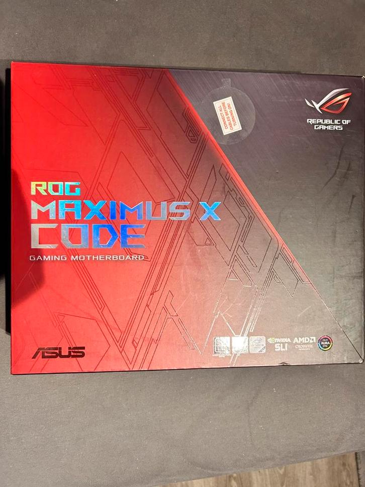 Asus ROG Maximus X Code (ook CPU en watercooler te koop), Computers en Software, Moederborden, Zo goed als nieuw, Intel, DDR4