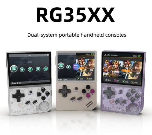 RG35XX nieuw in doos met 320gb vol met spellen, Spelcomputers en Games, Spelcomputers | Overige, Nieuw, Verzenden