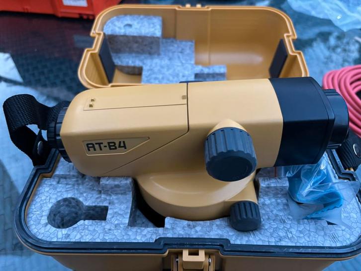 Topcon AT-B4 Automatische Waterpasinstrument - Zo Goed Als N, Doe-het-zelf en Verbouw, Meetapparatuur, Zo goed als nieuw, Overige meters