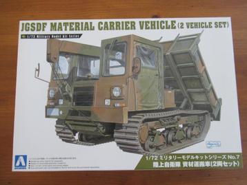JGSDF Material Carrier Vehicle (2 sets) (Aoshima 1/72) beschikbaar voor biedingen