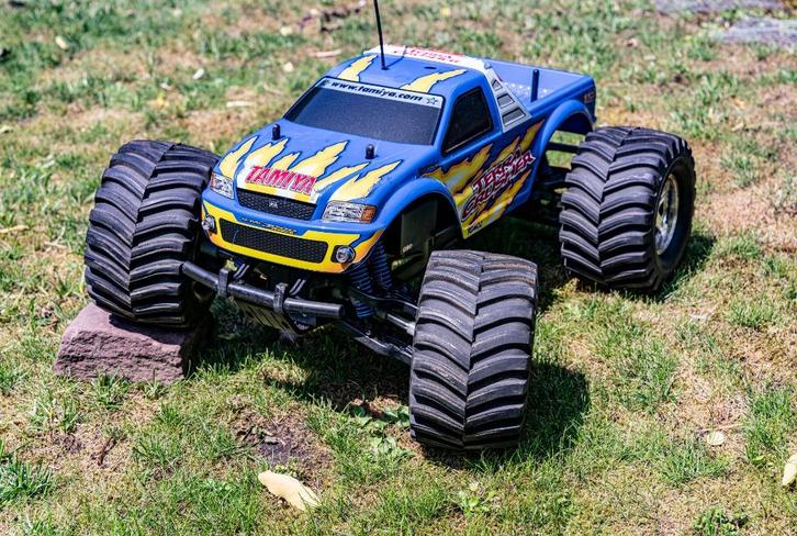 Terra Cruiser Tamiya 1:8, Hobby en Vrije tijd, Modelbouw | Auto's en Voertuigen, Zo goed als nieuw, Auto, Groter dan 1:32, Tamiya