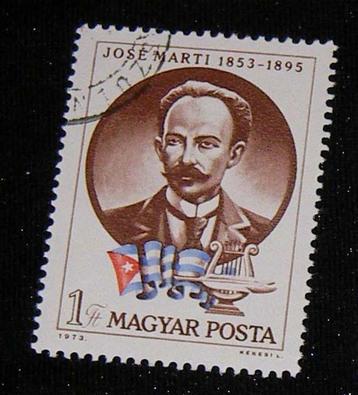 Magyar Posta / Hongarije 1973 José Marti 1853 - 1895 beschikbaar voor biedingen