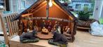 Houten Kerststal met Beelden, Ophalen, Gebruikt
