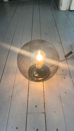 Mooie IKEA tafellamp met smokey glas, Huis en Inrichting, Lampen | Tafellampen, Ophalen of Verzenden, Gebruikt, Glas, Minder dan 50 cm