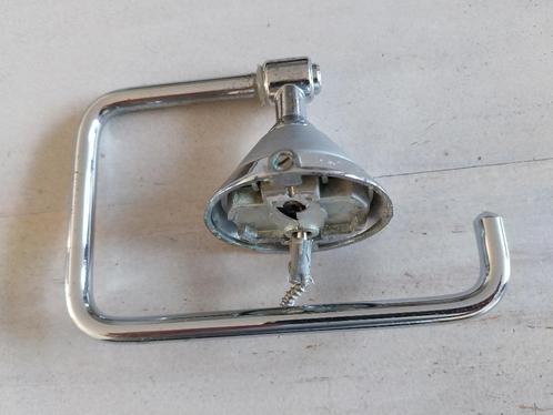 Tiger wc rol houder chroom met mat zilverkleur, Doe-het-zelf en Verbouw, Sanitair, Gebruikt, Toilet, Chroom, Ophalen of Verzenden