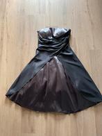 Grijze gala jurk, Ophalen, Zo goed als nieuw, Knielengte, Maat 36 (S)