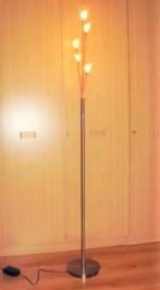 Vloerlamp Jan des Bouvrie messing sfeerlamp 5 lampjes 12V, Huis en Inrichting, Lampen | Vloerlampen, Ophalen, Zo goed als nieuw