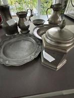 Antieke Tinnen Set: Kannen en Schalen, Antiek en Kunst, Antiek | Tin, Ophalen of Verzenden