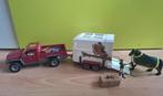 Schleich Paardentrailer met Auto en Accessoires, Kinderen en Baby's, Speelgoed | Overig, Ophalen of Verzenden, Zo goed als nieuw