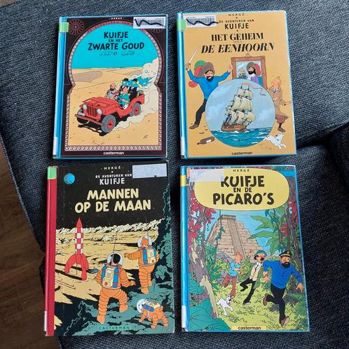 Kuifje Stripboeken - Harde Kaft - 4 stuks, Boeken, Stripboeken, Gelezen, Meerdere stripboeken, Ophalen of Verzenden