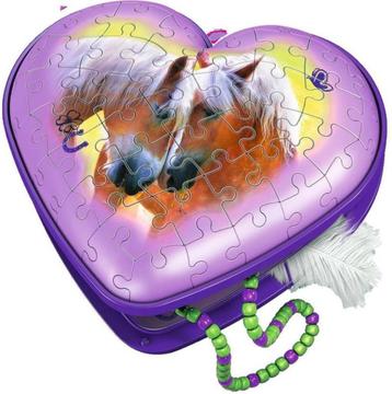 Te koop, 3d puzzel sieraden bakje paarden beschikbaar voor biedingen