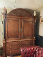 Drents antiek kabinet antieke boerderij kast 245 hoog, Antiek en Kunst, Ophalen