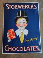 Chocolades emaille bord, Verzenden