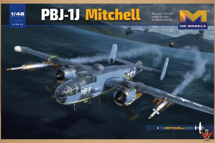 ROWASP | HK Models 1/48 PBJ-1J Mitchell, Hobby en Vrije tijd, Modelbouw | Vliegtuigen en Helikopters, Nieuw, Vliegtuig, Groter dan 1:72