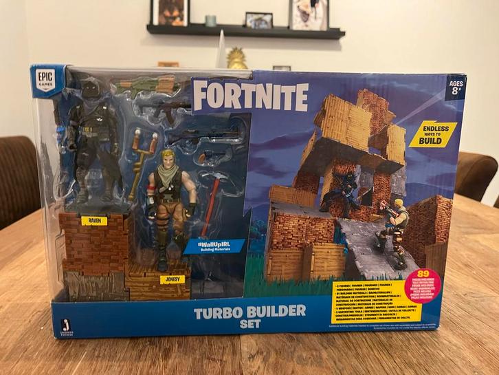 Fortnite Turbo Builder Set - Raven & Jonesy, Kinderen en Baby's, Speelgoed | Actiefiguren, Zo goed als nieuw, Ophalen of Verzenden