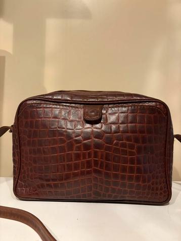 CW MARIANELLI Made in Italy vintage croco tas beschikbaar voor biedingen