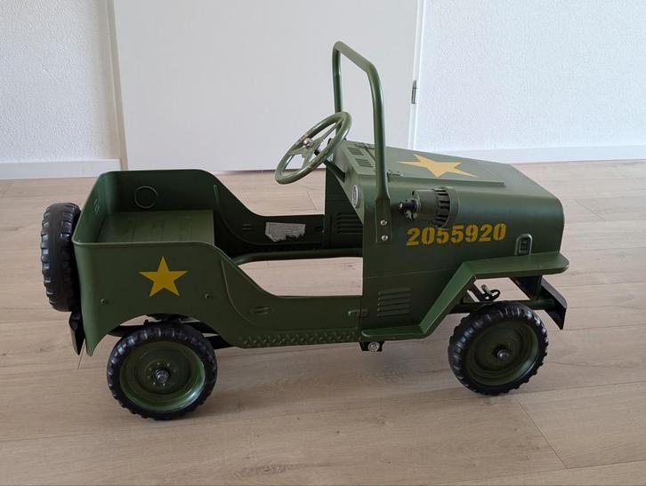 Stoere Trapauto Jeep, Kinderen en Baby's, Speelgoed | Buiten | Voertuigen en Loopfietsen, Zo goed als nieuw, Trapvoertuig, Ophalen