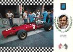 Ferrari formule 1 ansichtkaart, Chris Amon, 1967, Ophalen of Verzenden, Nieuw, Ferrari