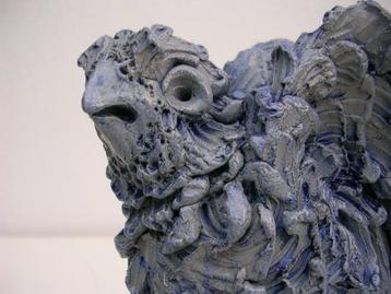 Steengoed Beeld Plastiek van Vogel Adelaar, Westerwald, 1986 beschikbaar voor biedingen